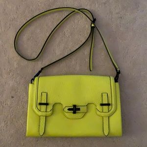 Rebecca Minkoff neon yellow/green crossbody